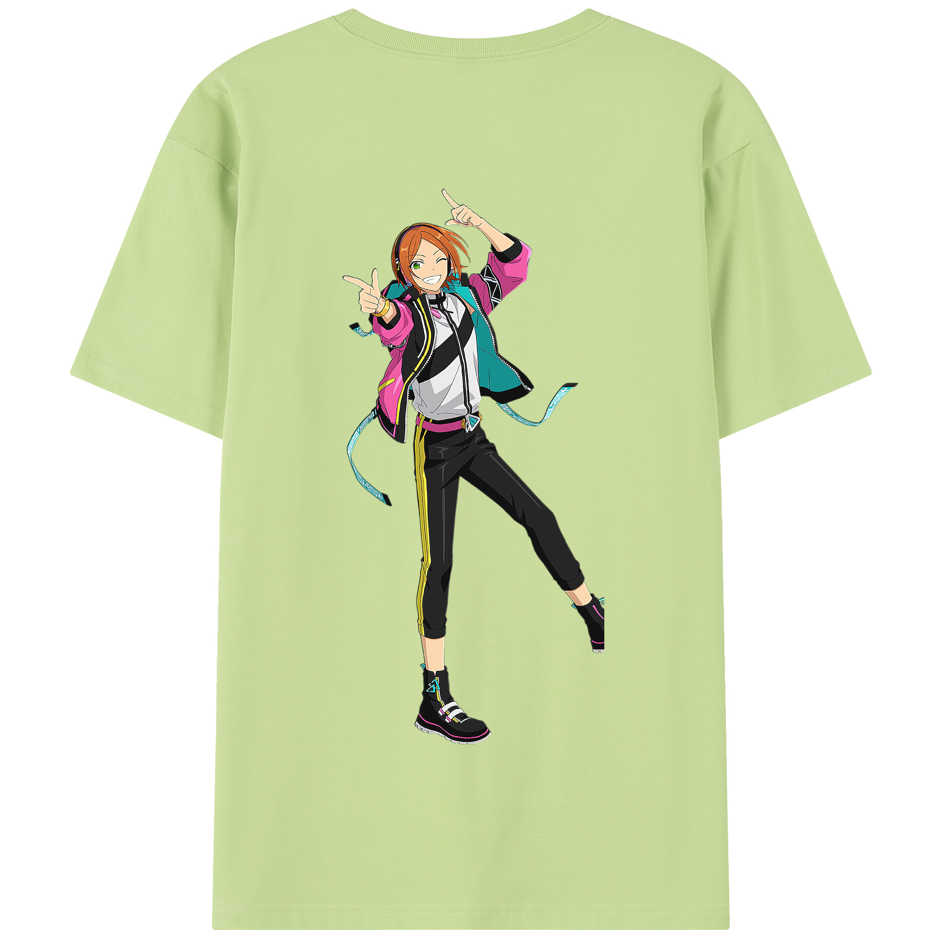 （画像用） あんさんぶるスターズ! Ensemble Stars 綿100％半袖Tシャツ（背面プリント）